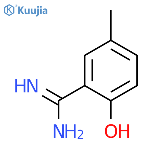 2-hydroxy-5-methylbenzene-1-carboximidamide structure
