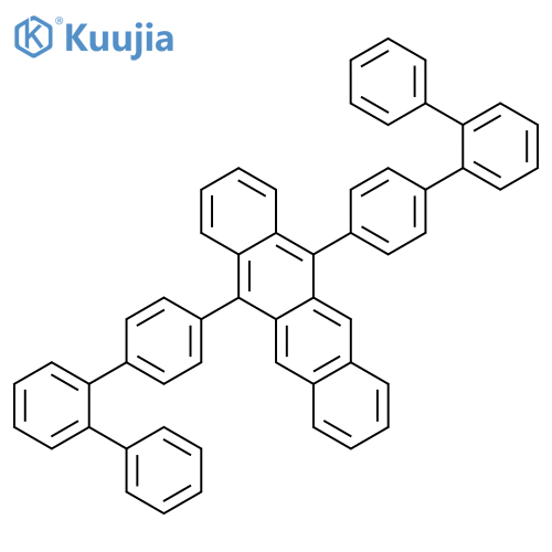 Naphthacene, 5,12-bis([1,1':2',1''-terphenyl]-4-yl)- structure