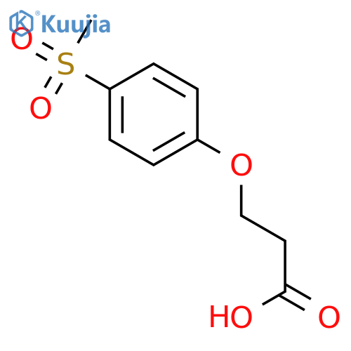 3-(4-Methanesulfonylphenoxy)propanoic Acid structure