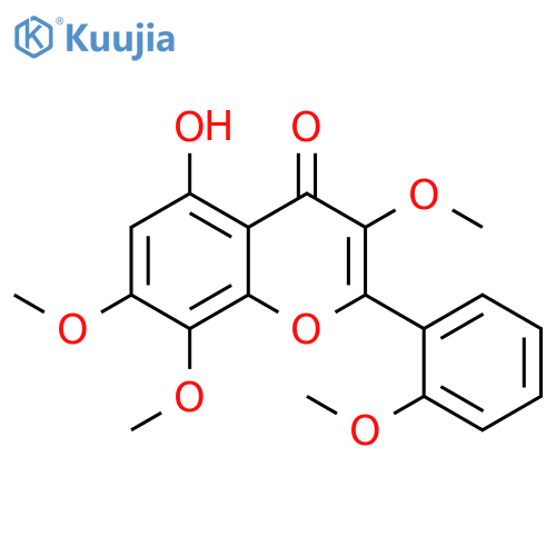 2',3,5,7,8-Pentahydroxyflavone; 2',3,7,8-Tetra-Me ether structure