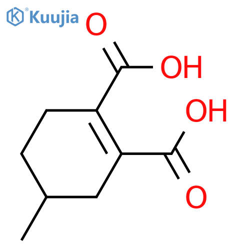 1-Cyclohexene-1,2-dicarboxylic acid, 4-methyl- (9CI) structure