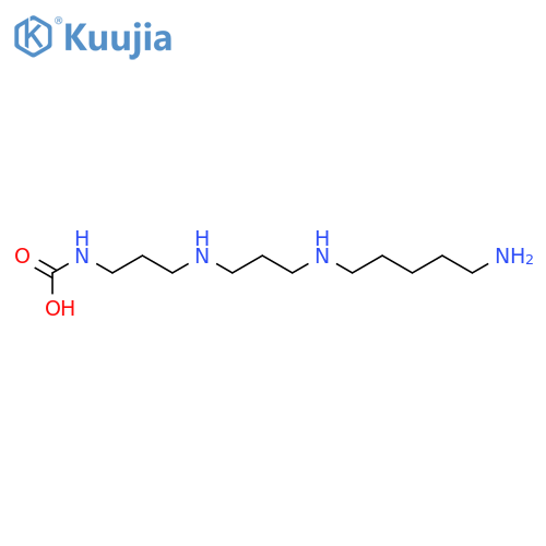CARBAMIC ACID, [3-[[3-[(5-AMINOPENTYL)AMINO]PROPYL]AMINO]PROPYL]- structure