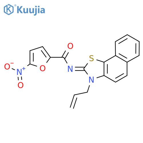 5-nitro-N-(2Z)-3-(prop-2-en-1-yl)-2H,3H-naphtho2,1-d1,3thiazol-2-ylidenefuran-2-carboxamide structure
