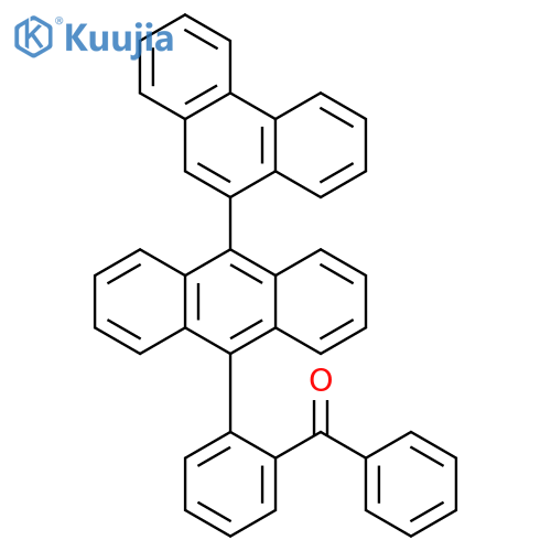 METHANONE, [2-[10-(9-PHENANTHRENYL)-9-ANTHRACENYL]PHENYL]PHENYL- structure