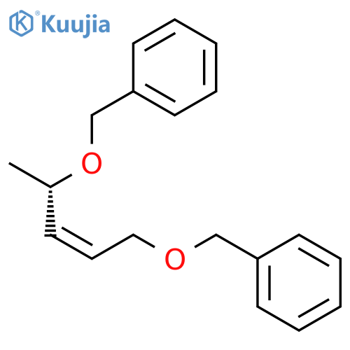BENZENE, [[[(2Z,4S)-4-(PHENYLMETHOXY)-2-PENTENYL]OXY]METHYL]- structure