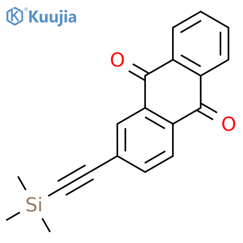 9,10-ANTHRACENEDIONE, 2-[(TRIMETHYLSILYL)ETHYNYL]- structure