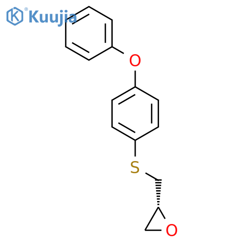 Oxirane, [[(4-phenoxyphenyl)thio]methyl]-, (2R)- structure