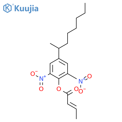2,6-DINITRO-4-(1-METHYLHEPTYL)-PHENYLCROTONATE structure