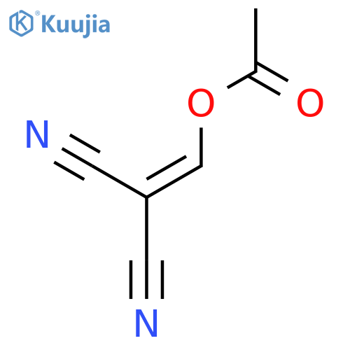 Propanedinitrile, [(acetyloxy)methylene]- structure