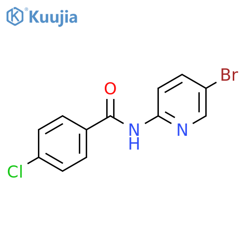 N-(5-Bromopyridin-2-yl)-4-chlorobenzamide structure