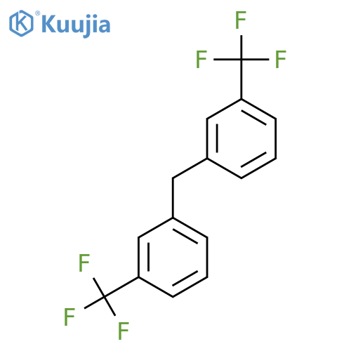Benzene,1,1'-methylenebis[3-(trifluoromethyl)- structure