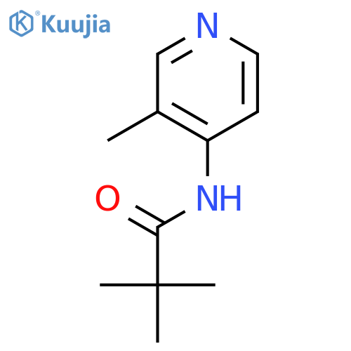 N-(3-Methylpyridin-4-yl)pivalamide structure