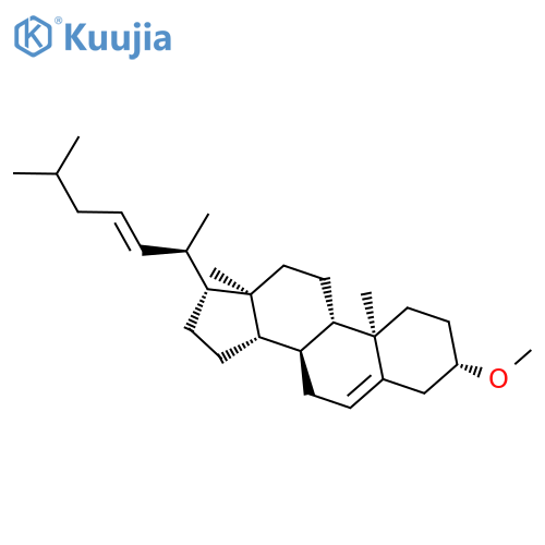 Cholesta-5,22-diene, 3-methoxy-, (3b,22E)- structure