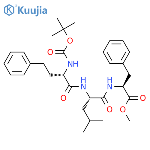 Boc-HPh-Leu-Phe-Ome structure