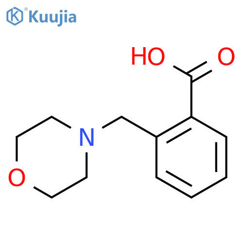 2-Morpholin-4-ylmethyl-benzoic acid structure