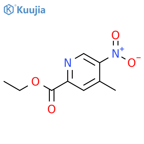 Ethyl 4-Methyl-5-nitropicolinate structure