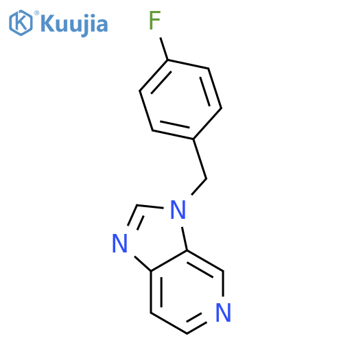 3H-IMIDAZO[4,5-C]PYRIDINE, 3-[(4-FLUOROPHENYL)METHYL]- structure