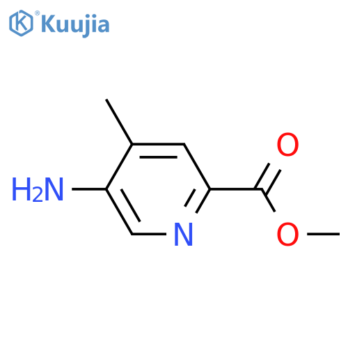 methyl 5-amino-4-methylpyridine-2-carboxylate structure