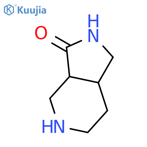(3aS,7aS)-1,2,3a,4,5,6,7,7a-octahydropyrrolo[3,4-c]pyridin-3-one structure