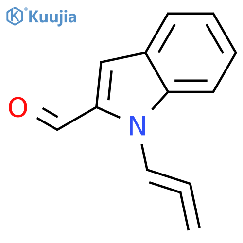 1H-Indole-2-carboxaldehyde, 1-(1,2-propadienyl)- structure