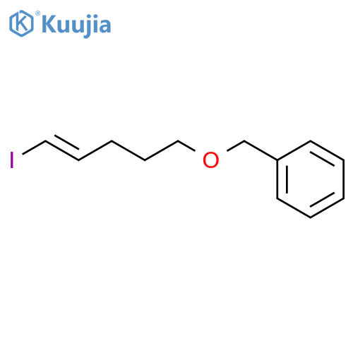 BENZENE, [[(5-IODO-4-PENTENYL)OXY]METHYL]- structure