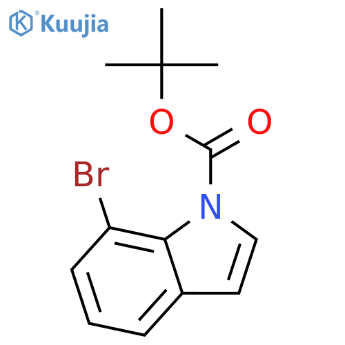 1-BOC-7-bromoindole structure