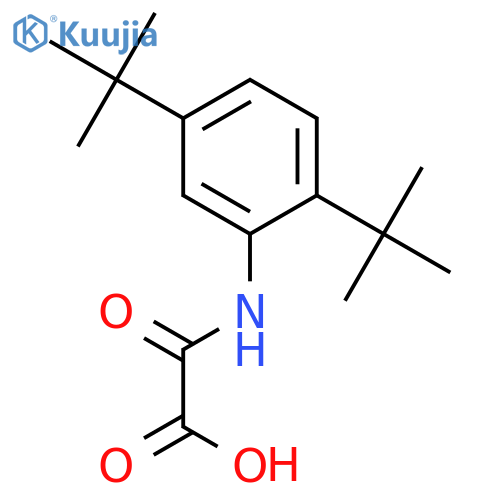 ACETIC ACID, [[2,5-BIS(1,1-DIMETHYLETHYL)PHENYL]AMINO]OXO- structure