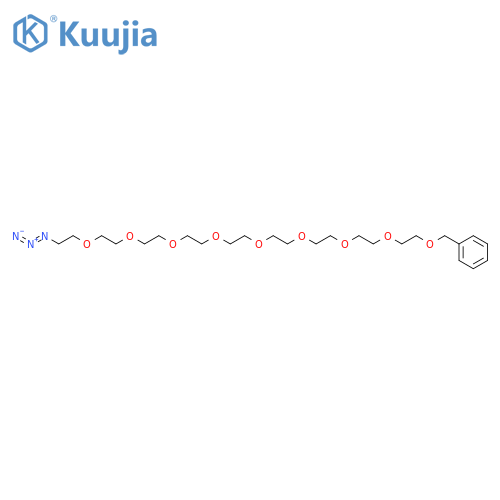 2,5,8,11,14,17,20,23,26-NONAOXAOCTACOSANE, 28-AZIDO-1-PHENYL- structure