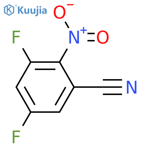 3,5-Difluoro-2-nitrobenzonitrile structure
