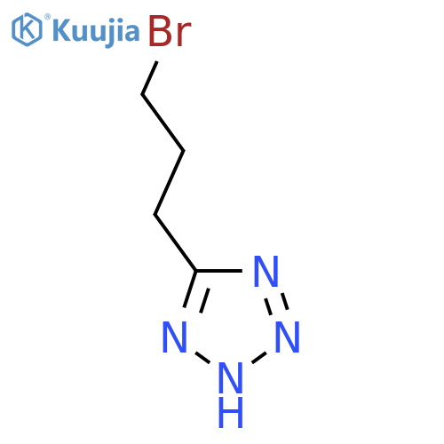 5-(3-bromopropyl)-1H-1,2,3,4-tetrazole structure