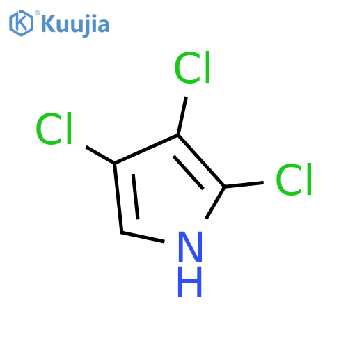 1H-PYRROLE, 2,3,4-TRICHLORO- structure
