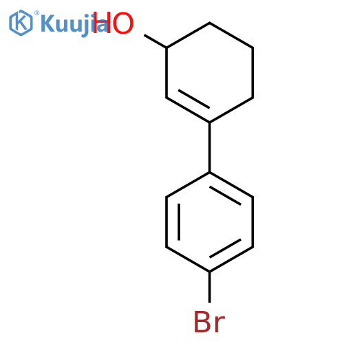 2-CYCLOHEXEN-1-OL, 3-(4-BROMOPHENYL)- structure