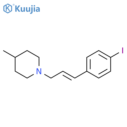 Piperidine, 1-[(2E)-3-(4-iodophenyl)-2-propenyl]-4-methyl- structure