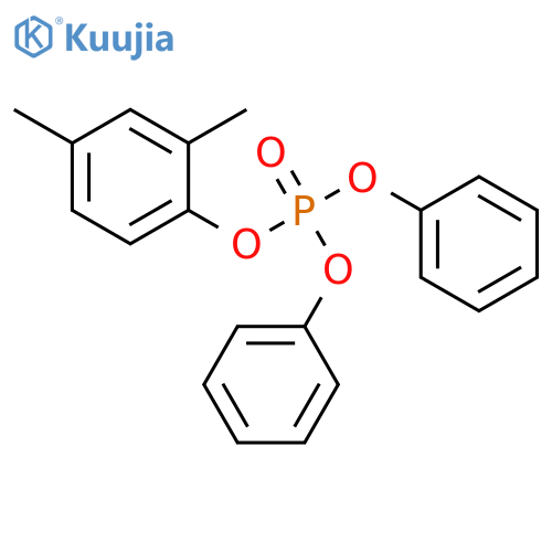 Phosphoric acid,2,4-dimethylphenyl diphenyl ester structure