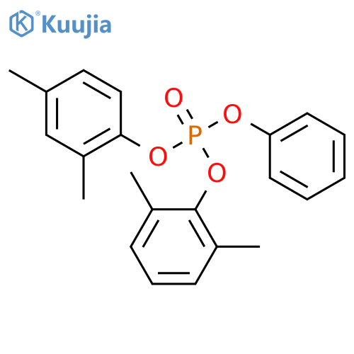 2,4-dimethylphenyl 2,6-dimethylphenyl phenyl (R)-phosphate structure