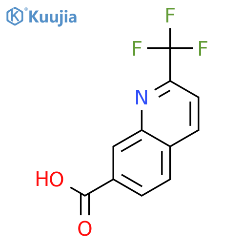 2-TRIFLUOROMETHYLQUINOLINE-7-CARBOXYLIC ACID structure