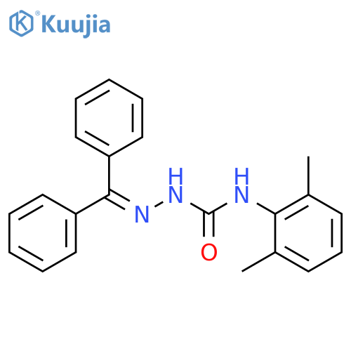 Hydrazinecarboxamide, N-(2,6-dimethylphenyl)-2-(diphenylmethylene)- structure
