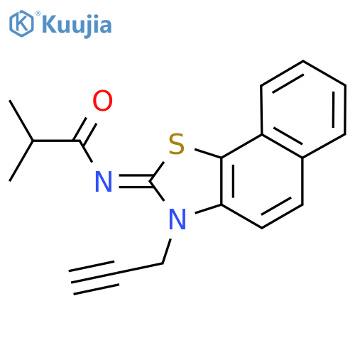 2-methyl-N-(2Z)-3-(prop-2-yn-1-yl)-2H,3H-naphtho2,1-d1,3thiazol-2-ylidenepropanamide structure
