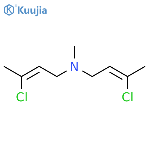 2-BUTEN-1-AMINE, 3-CHLORO-N-(3-CHLORO-2-BUTENYL)-N-METHYL- structure