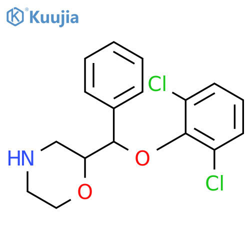 MORPHOLINE, 2-[(2,6-DICHLOROPHENOXY)PHENYLMETHYL]- structure