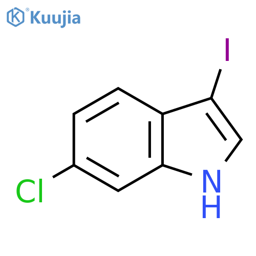 6-Chloro-3-iodo-1H-indole structure