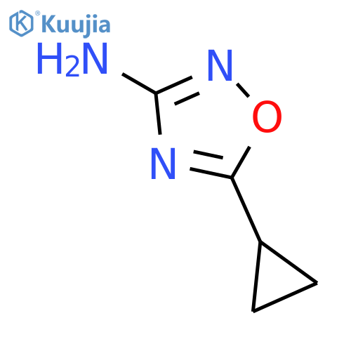 5-Cyclopropyl-1,2,4-oxadiazol-3-amine structure