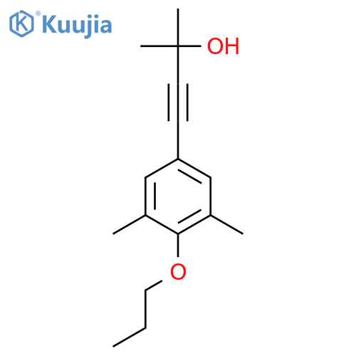 3-BUTYN-2-OL, 4-(3,5-DIMETHYL-4-PROPOXYPHENYL)-2-METHYL- structure