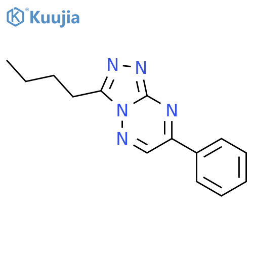 1,2,4-Triazolo[4,3-b][1,2,4]triazine,3-butyl-7-phenyl- structure