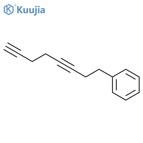 Benzene, 3,7-octadiynyl- structure