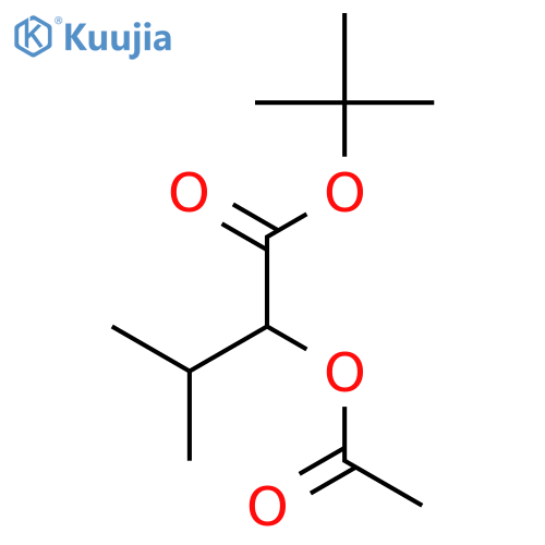 (R)-tert-Butyl 2-acetoxy-3-methylbutanoate structure