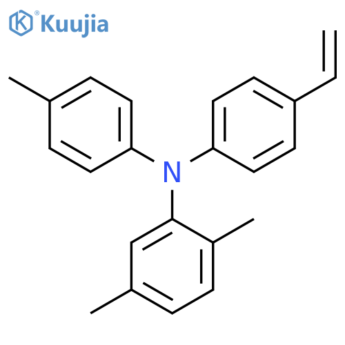 BENZENAMINE, N-(4-ETHENYLPHENYL)-2,5-DIMETHYL-N-(4-METHYLPHENYL)- structure