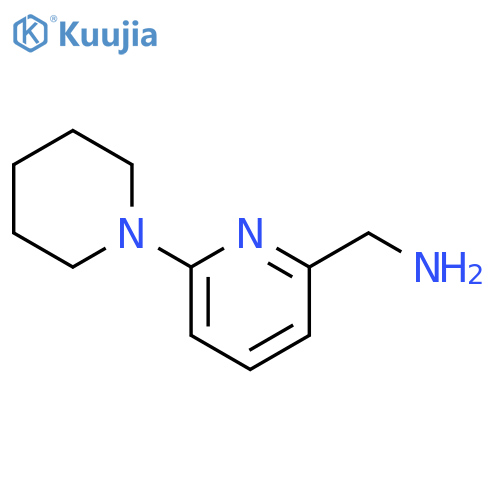 (6-Piperidinopyrid-2-yl)methylamine structure