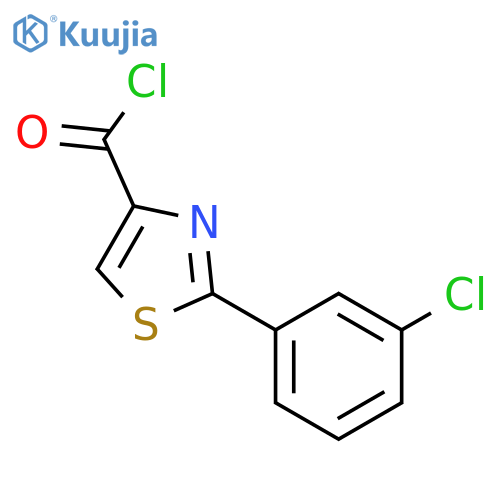 2-(3-Chlorophenyl)-1,3-Thiazole-4-Carbonyl Chloride structure