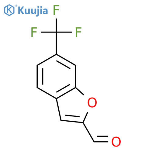 2-Benzofurancarboxaldehyde, 6-(trifluoromethyl)- structure